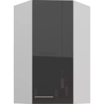 Kuchyňská skříňka Lara šedá 60x60 GN-108 1F (45°)