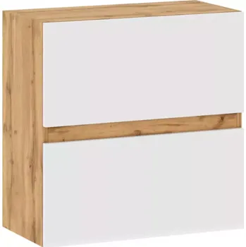 Kuchyňská skříňka Kuchyňská skříňka Magnolia 60 cm, bílá/ dub wotan, G60 2D u