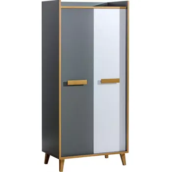 Kancelářská sestava Skříň Werso 90cm Riviera/Bílý Bryl/Antrac