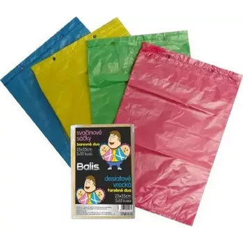 Zahradní gril Svačinové sáčky 25x35 cm Barevné dua 2x50 ks 28031B