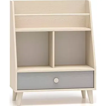 Obývací stěna Regál Mevel 09 pouštní písek/šedá pallad