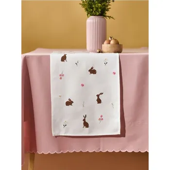 ubrus Sinsay - Běhoun na stůl s velikonočním motivem - krémová - 996HO-01X - 996HO-01X-ONE
