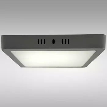 LED podhledové svítidlo BLOCK 24W 4200K ČTVEREC SVĚTLE ŠEDÝ