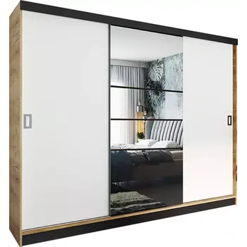 Kancelářská sestava Skříň Retro 200 6l Craft / Přední Bílý