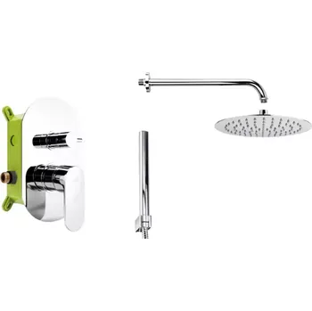 Baterie, podomítková HALIT, chrom