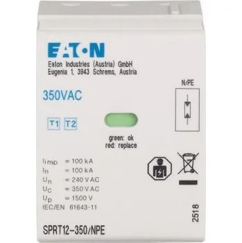 Přepěťová ochrana Svodič přepětí, řada: SPRT12 100kA Na základní díl