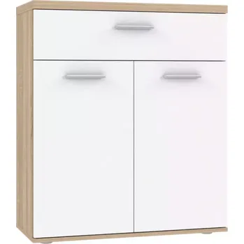 Kancelářská sestava Komoda Winnie Wnk431-Q36 Bílý / Dub Sonoma