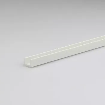 Stavební profil Profil U PVC bily lesk 6.2x8.7x1000