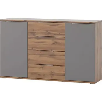 Komoda Komoda Livorno 150 cm Dub Wotan/Seda