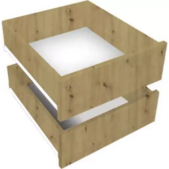 Ložnicová sestava Súprava Zásuviek (2 ks) 120 150 180 200 dub artisan/černá