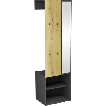 Předsíňová stěna Sivaro černá/artisan