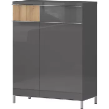 Kancelářská sestava Komoda Onyx CPL21 pacific walnut/anthracite