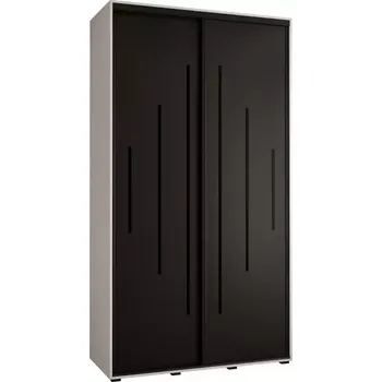 Předsíňová stěna Skříň 45 Canaris 12 130 bílá/černá/černá