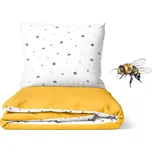 DARRÉ Bavlněné povlečení Včelky - duo - medové žluté Velikost: 140 x 200 + 70 x 90