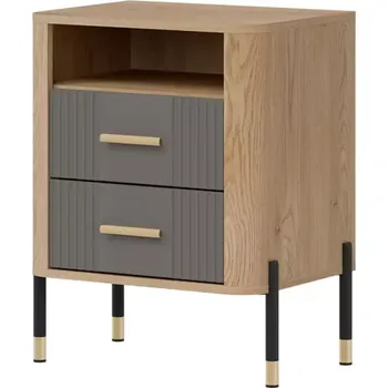 Ložnicová sestava Noční stolek Dante Dt22 dub cremona/šedá