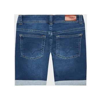 Pánské kraťasy Pepe Jeans Džínové šortky Tracker Short PB800696JS0 Modrá Slim Fit 10Y