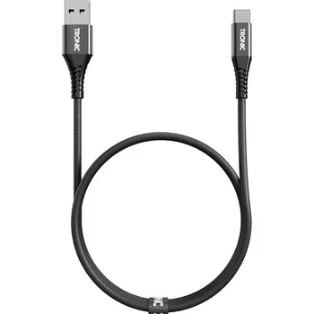Datový kabel TRONIC® Nabíjecí a datový kabel, 1 m (USB-A - USB-C černá)