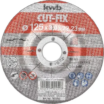 kwb 792250 řezný kotouč rovný 125 mm 1 ks kámen