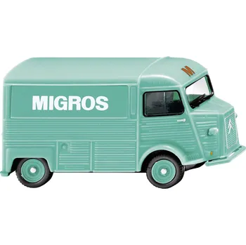 Modelová železnice Wiking 0262 07 H0 model osobního automobilu Citroën Prodejní vozík HY Migros