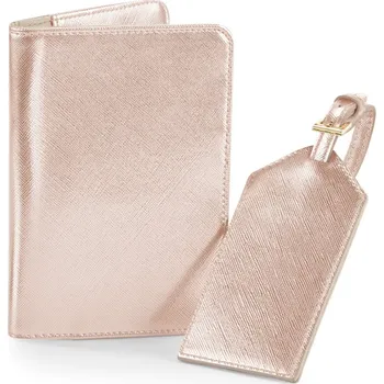 BagBase Cestovní sada Boutique BG 755, pouzdro a visačka COT520755zd499-rose gold UNI Růže zlatá