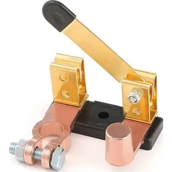 Nabíječka autobaterie Multifunkční svorka na autobaterii 12V-24V, průřez kabelu 4-6AWG, volnoběžný proud 250A, provozní rychlost 750A, 2 polohy: Zapnuto/Vypnuto