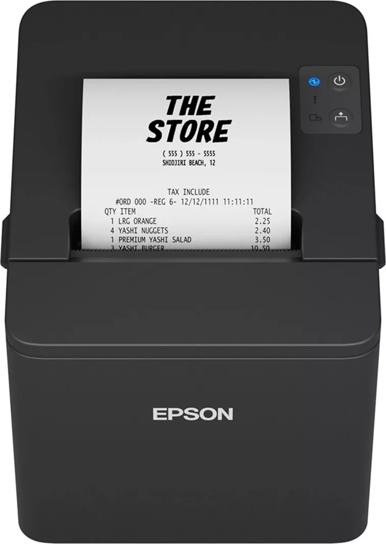 EPSON pokladní termo TM-T20IV, USB, zdroj, řezačka, černá EPSON pokladní termo tiskárna TM-T20IV, USB, zdroj, řezačka