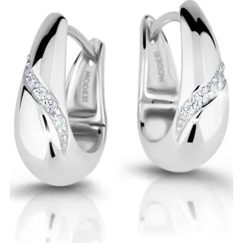 Náušnice Nepřehlédnutelné náušnice se zirkony M26018 Modesi