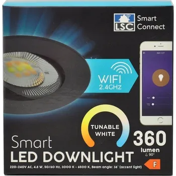 Bodová svítidla kulatý LSC Smart Connect černá