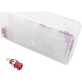 Příslušenství k měřicímu přístroji Schnepp 354 000058 bezpečnostní laboratorní zásuvka červená 24 ks