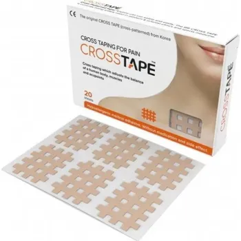 Zdravotnický materiál BB Tape Cross Tape 20 x 25 mm béžová