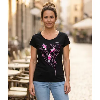 Dámské tričko Dámské triko ALTISPORT CARRYOVER ALW182122 ČERNORŮŽOVÁ XL