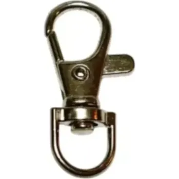 Horolezectví Karabina výklopná 37mm stříbrná