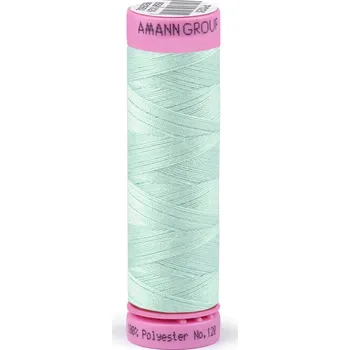 Nit Polyesterové nitě návin 100 m Aspo Amann, střední, 0406 Bleached Aqua
