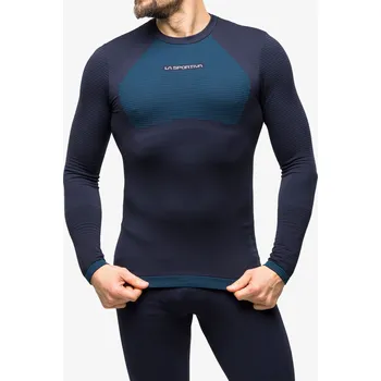 Pánská mikina Funkční mikina La Sportiva Synth Light Longsleeve - storm blue/electric blue