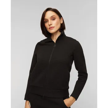 Dámská mikina Dámská černá Mikina Na Zip Deha D93730-10009