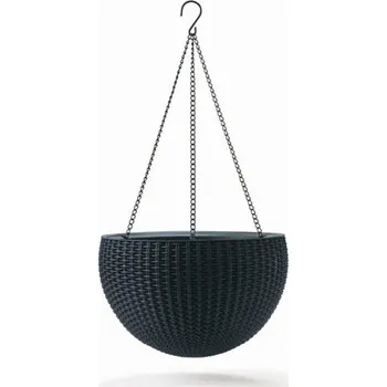 Květináč Květináč KETER Hanging Sphere Graphite