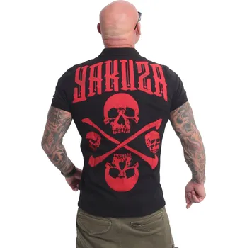 Pánské tričko Pánské triko polo Yakuza Legion polo 22022 black velikost: XXL