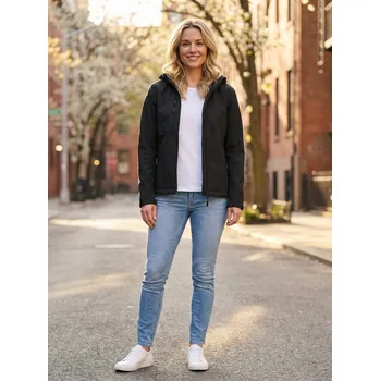 Dámská softshellová bunda Dámská softshellová bunda ALTISPORT NoPrint NP/ALW125 ČERNÁ S