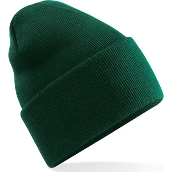 Pracovní přilba Beechfield Čepice Original B 40R s dlouhým lemem, pletená COT53040R54099-bottle gree Zelená lahvově UNI