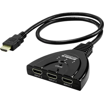 Redukce SpeaKa Professional SP-HDSW-200 3 porty HDMI přepínač UHD 7680 x 4320 Pixel