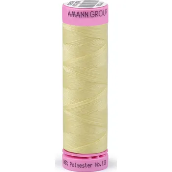 Nit Polyesterové nitě návin 100 m Aspo Amann, střední, 1412 Buttercup