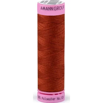 Nit Polyesterové nitě návin 100 m Aspo Amann, střední, 1346 hnědá koňak