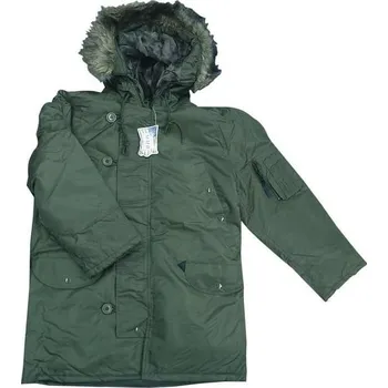 Bunda N3B Aljaška Cold Weather ZELENÁ velikost: XXL
