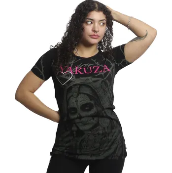 Dámské triko Yakuza Thorns Allover 27124 black velikost: 3XL