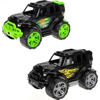 autíčko _Ostatní 1_ Auto terénní SUV Monster černé 35cm velká kola různé barvy plast