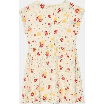 Dámské šaty United Colors Of Benetton Každodenní šaty 4RFGCV02A Béžová Regular Fit M