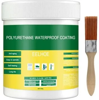 Kancelářské lepidlo Voděodolný transparentní tmel izolační 100g se štětcem Ochrana proti vodě a vlhkosti, snadná aplikace