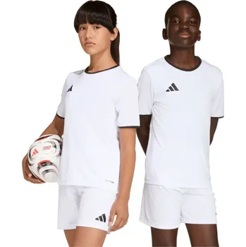 Dívčí tričko Adidas Dětské dresy Entrada 26 Jersey bílo-černé JZ2532 164 cm