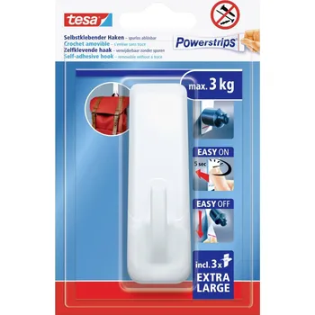 Izolační páska tesa Powerstrips XL Lepicí háček obdélníkové bílá Množství: 1 ks