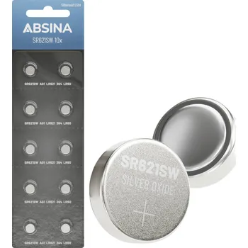 Článková baterie Absina knoflíkový článek 364 1.55 V 10 ks oxid stříbra